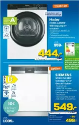 Gazetka promocyjna Euronics - Prospekte - Gazetka - ważna od 01.02 do 01.02.2023 - strona 23 - produkty: eis, Elektro, reis, rum, siemens, Spektrum, Trockner, vorteilspreis, wein