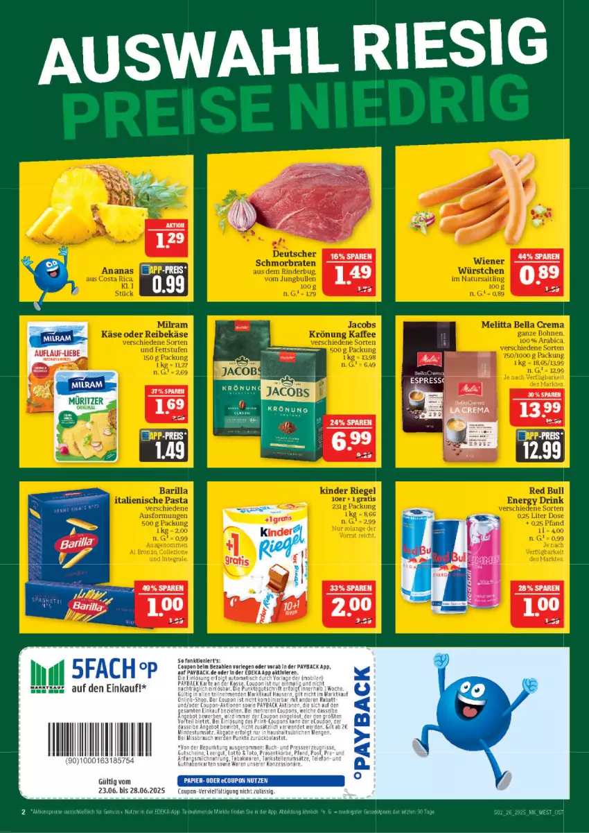 Aktueller Prospekt Marktkauf - Prospekt - von 22.06 bis 28.06.2025 - strona 2 - produkty: aktionspreis, deka, eis, nuss, reis, Ti, ZTE