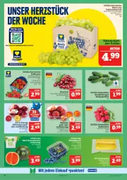 Gazetka promocyjna Marktkauf - Prospekt - Gazetka - ważna od 28.06 do 28.06.2025 - strona 10 - produkty: Bau, beere, beeren, burger, deka, eis, erdbeere, erdbeeren, fleisch, gurke, gurken, Nektar, nektarinen, pfirsich, pfirsiche, radieschen, tafeltrauben, Ti, trauben