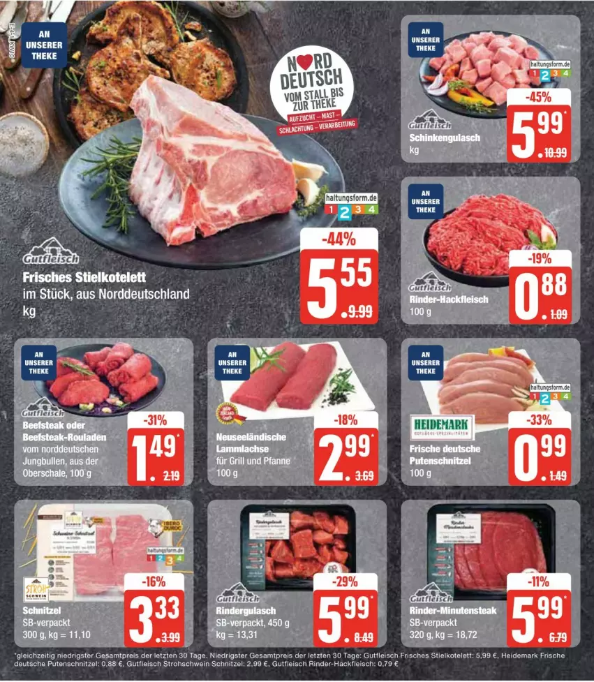 Aktueller Prospekt Edeka - Prospekte - von 04.03 bis 09.03.2024 - strona 8 - produkty: eis, fleisch, gutfleisch, hackfleisch, kotelett, pute, putenschnitzel, reis, rind, rinder, rinder-hackfleisch, schnitzel, schwein, Ti, wein, ZTE