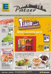 Gazetka promocyjna Edeka - Angebote der Woche - Gazetka - ważna od 13.08 do 13.08.2022 - strona 1 - produkty: angebot, Blaubeer, braten, cola, droetker, fanta, flammkuchen, kuchen, lamm, lebensmittel, Muffin, pizza, ristorante, ristorante pizza, salat, schnitzel, schoko, sprite, tafeltrauben, Ti, trauben, veet