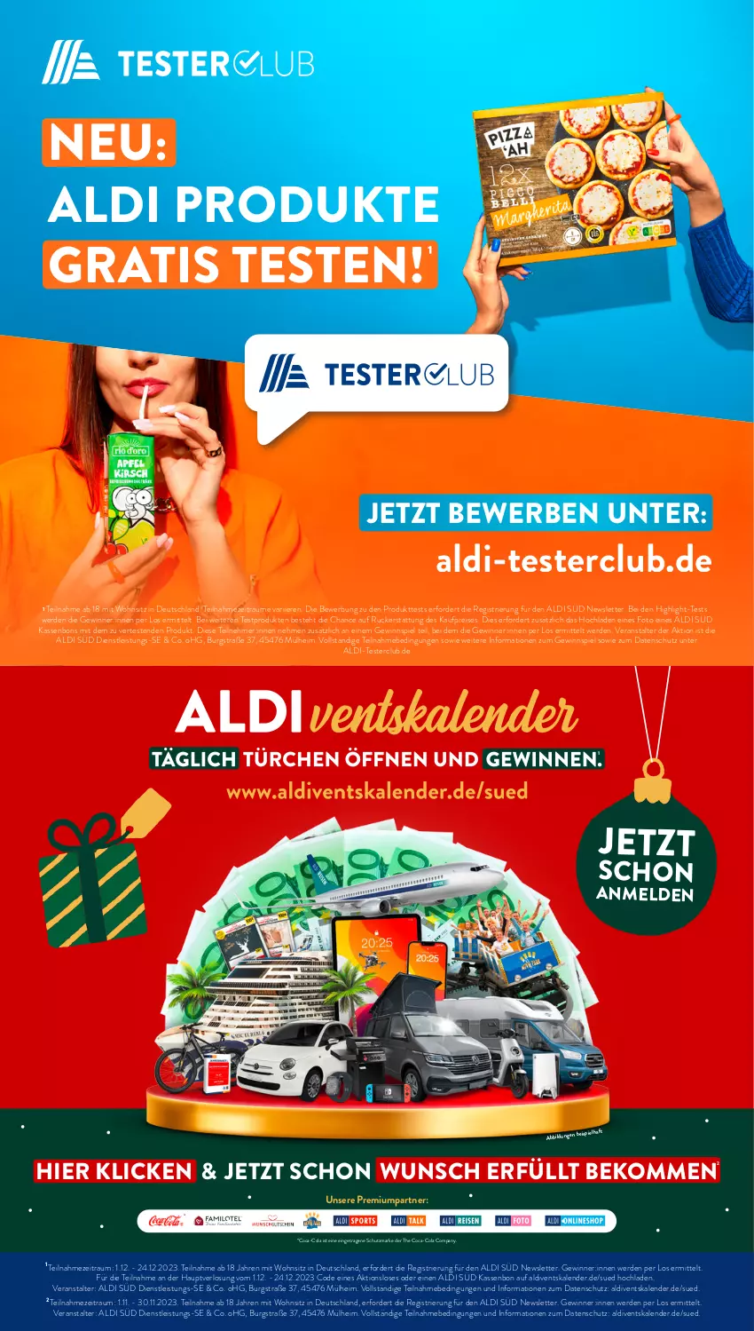 Aktueller Prospekt AldiSud - SÜSSER GENUSS ZUM ALDI PREIS. - von 01.11 bis 30.11.2023 - strona 29 - produkty: aldi, beko, coca-cola, cola, eis, erde, gewinnspiel, reis, Ti