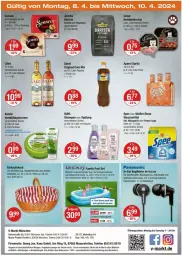 Gazetka promocyjna Vmarkt - Prospekte - Gazetka - ważna od 10.04 do 10.04.2024 - strona 28 - produkty: abdeckplane, alle artikel ohne dekoration, angebot, angebote, aperol, auer, Cap, cola, creme, dekoration, dell, einkaufskorb, eis, elle, erde, family pool, flasche, gin, Guhl, hundenahrung, In-Ear Kopfhörer, kaes, Kamill, kopfhörer, korb, lillet, megaperls, Metro, Mode, nuss, obst, panasonic, pool, reis, Ria, ring, Schal, Schale, shampoo, shampoo oder spülung, spee, Spezi, spülung, telefon, teller, Ti, waschmittel