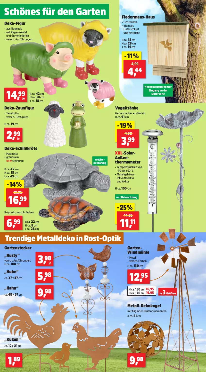 Aktueller Prospekt Thomas Philipps - von 03.03 bis 08.03.2025 - strona 4 - produkty: akku, beleuchtung, Blüte, braun, ente, Garten, Gummistiefel, Holz, Kugel, LG, Mantel, Maus, thermometer, Ti