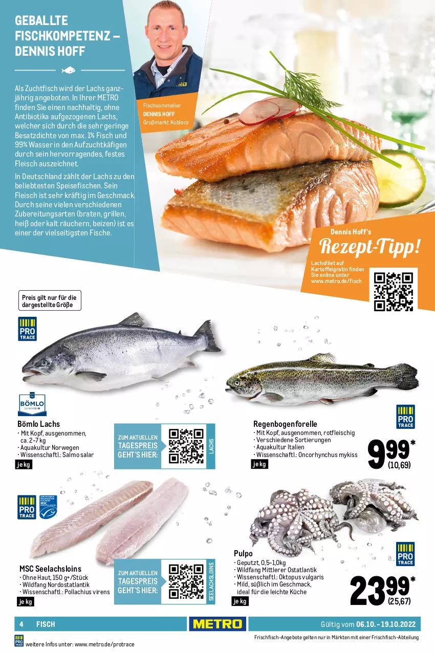 Aktueller Prospekt Metro - GastroJournal - von 06.10 bis 19.10.2022 - strona 4 - produkty: Abtei, angebot, angebote, aqua, ball, beutel, bio, braten, Cashew, cashewkerne, eis, elle, filet, fisch, fische, fleisch, forelle, frischfisch, grill, haselnuss, kartoffel, küche, lachs, lachsfilet, LG, mac, Metro, natur, nuss, obst, orange, orangen, paprika, paprika rot, petersilie, reis, rel, ring, rwe, saft, Saftorangen, Ti, walnuss, walnusskerne, wasser, Wild