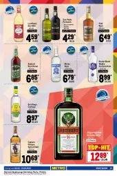 Gazetka promocyjna Metro - GastroJournal - Gazetka - ważna od 19.10 do 19.10.2022 - strona 21 - produkty: alkohol, Amaretto, aqua, aquavit, baileys, braun, cachaça, Canadian Whisky, Cap, captain morgan, eier, eierlikör, eis, flasche, Germ, getränk, getränke, Gorbatschow, irish cream, jack daniel, jägermeister, kräuter, kräuterlikör, likör, malteser, Meister, ouzo, Palette, Portwein, rum, spirituosen, Ti, top-hit, wein, whisky, wodka