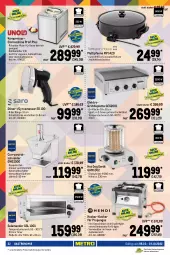 Gazetka promocyjna Metro - GastroJournal - Gazetka - ważna od 19.10 do 19.10.2022 - strona 32 - produkty: auer, auto, Bau, Behälter, beleuchtung, curry, currywurst, edelstahl, eis, eismaschine, Elektro, elle, grill, grillfläche, gyros, hocker, hot dog, Kocher, kompressor, kuchen, latte, led-beleuchtung, messer, pfanne, reis, rwe, Schal, schlauch, teller, thermostat, Ti, timer, tisch, top-hit, ventilator, vitrine, wurst