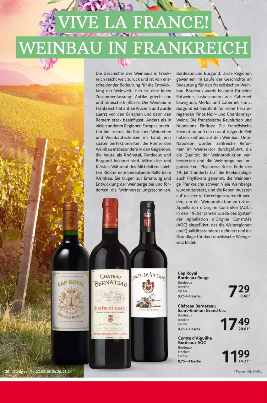 Aktueller Prospekt Selgros - Feinkost für Ostern - von 22.02 bis 30.03.2024 - strona 38 - produkty: Autec, Bau, cabernet, cabernet sauvignon, Cap, chardonnay, chateau, eis, ente, flasche, gin, Heu, LG, lion, merl, merlot, Nike, Pinot, pinot noir, reis, rotwein, rouge, sauvignon, sekt, Ti, Wanne, wein, weine, WICK