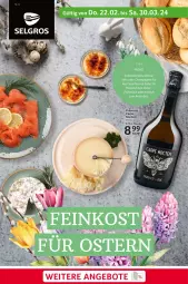 Gazetka promocyjna Selgros - Feinkost für Ostern - Gazetka - ważna od 30.03 do 30.03.2024 - strona 1 - produkty: ecco, flasche, prosecco