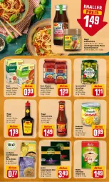 Gazetka promocyjna Rewe - Diese Woche im Angebot! - Gazetka - ważna od 18.06 do 18.06.2022 - strona 18 - produkty: auer, Ben’s Original, bonduelle, bonduelle goldmais, Brühe, eis, elle, gin, Goldmais, jacobs, knorr, lungo, mac, maggi, Maggi Schnelle Pfanne, maggi würze, mais, melitta, pfanne, reis, Salsa, sauce, saucen, spreewaldhof, texicana, Texicana Salsa, Ti, tomato al gusto, Tüte