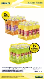 Gazetka promocyjna Metro - Wochen-Angebote Händler - Gazetka - ważna od 07.06 do 07.06.2025 - strona 3 - produkty: Alwa, angebot, auto, Bravo, flasche, freixenet, frucht, getränk, getränke, Havana Club, honig, jacobs, jacobs krönung, LG, Metro, metro gastro, mineralwasser, natur, natura, Palette, pfirsich, Rauch, Ti, tisch, volvic, wasser