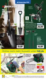 Gazetka promocyjna Lidl - Aktionsprospekt - Gazetka - ważna od 26.08 do 26.08.2023 - strona 30 - produkty: angebot, Bau, dell, eis, elle, flasche, Holz, Kette, kraft, messer, Mode, ndk, Parkside, reis, säge, Schal, Schale, schutzhülle, Spaten, Ti, werkzeug, ZTE