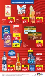 Gazetka promocyjna Lidl - Aktionsprospekt - Gazetka - ważna od 26.08 do 26.08.2023 - strona 55 - produkty: angebot, chantré, coupon, eis, elle, Finish, Gorbatschow, jacobs, Kinder, klarspüler, limo, limonade, limonaden, Maschinenpfleger, mikrowelle, nordbrand, popcorn, raffaello, Rauch, reiniger, reis, rwe, schoko, schoko-bons, spirituosen, teller, Ti, wein, weinbrand, weine, wodka, ZTE