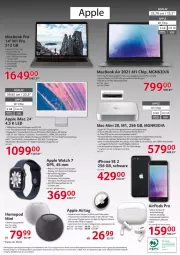 Gazetka promocyjna Selgros - Nonfood - Gazetka - ważna od 14.09 do 14.09.2022 - strona 36 - produkty: adapter, akku, angebot, angebote, Apple, Apple AirTag, Apple Watch, Apple Watch 7, batterie, eis, elle, gin, GPS, HDMI, ipad, iphone, IPhone SE, kamera, kopfhörer, lautsprecher, LG, mac, macbook, macbook air, messer, Rauch, reis, sac, ssd, Ti, tisch, touchscreen, usb