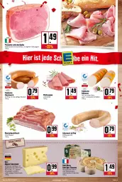 Gazetka promocyjna Kupsch - Angebote der Woche - Gazetka - ważna od 29.01 do 29.01.2022 - strona 5 - produkty: albray, Bau, brot, chaumes, eis, emmentaler, fleisch, fleischwurst, gewürz, hartkäse, Heu, Käse, kochschinken, leberwurst, LG, mac, Mantel, milch, nuss, pfeffer, prosciutto, ring, Rippen, saft, Saint Agur, saint albray, salami, schinken, Ti, wurst