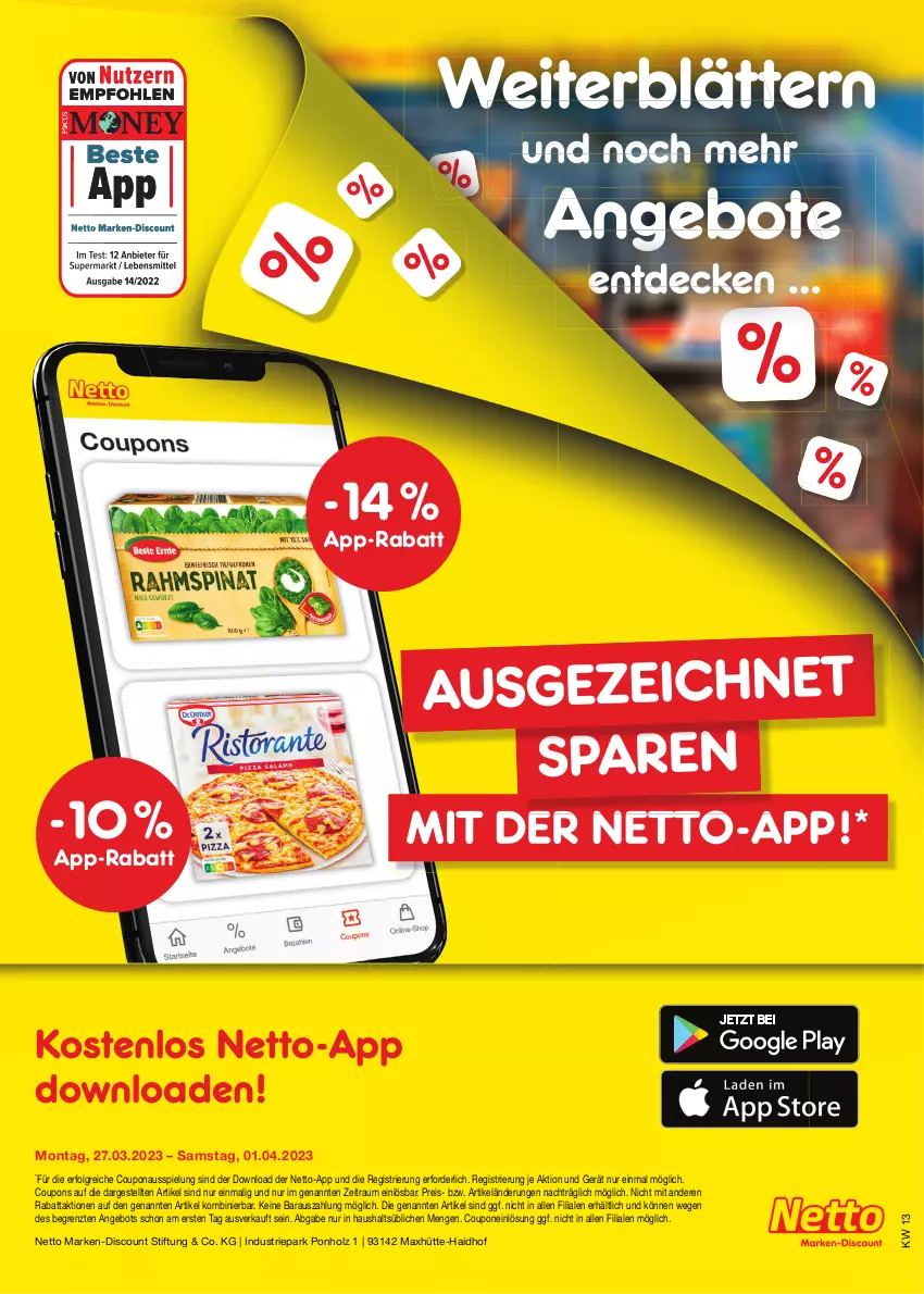 Aktueller Prospekt Netto Marken-Discount - Filial-Angebote - von 27.03 bis 01.04.2023 - strona 41 - produkty: angebot, angebote, coupon, coupons, decke, discount, eis, Holz, LG, marken-discount, reis, Ti, ZTE