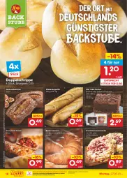 Gazetka promocyjna Netto Marken-Discount - Filial-Angebote - Gazetka - ważna od 01.04 do 01.04.2023 - strona 18 - produkty: angebot, backofen, baguette, beere, beeren, bestpreis, brötchen, brownie, butter, Croissant, curry, currywurst, eis, erdbeere, frucht, johannisbeere, Johannisbeeren, kuchen, ndk, nuss, Ofen, reis, rhabarber, snack, stube, Ti, walnuss, wurst