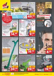 Gazetka promocyjna Netto Marken-Discount - Filial-Angebote - Gazetka - ważna od 01.04 do 01.04.2023 - strona 22 - produkty: akku, ball, batterie, Brei, bürste, bürsten, edelstahl, eis, elle, Fahrrad, fenster, Kraut, Liege, mac, moskitonetz, ndk, rasen, rasentrimmer, reiniger, reis, ring, rwe, schrauben, Tasche, Ti, wasser