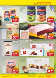 Gazetka promocyjna Netto Marken-Discount - Filial-Angebote - Gazetka - ważna od 01.04 do 01.04.2023 - strona 33 - produkty: angebot, baileys, barilla, bestpreis, birkel, eis, ente, Geflügel, genovese, lindt, Manner, pastete, pesto, pfeffer, pralinen, reis, rum, schnitten, snack, spargel, Spezi, stangenspargel, teigwaren, Ti, Trüffel, ZTE