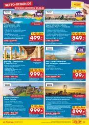 Gazetka promocyjna Netto Marken-Discount - Filial-Angebote - Gazetka - ważna od 01.04 do 01.04.2023 - strona 35 - produkty: angebot, Bad, buch, decke, drink, drinks, eis, erde, kracher, LG, Mode, pool, pril, reis, reiseveranstalter, schott, Ti, tisch, trendtours touristik gmbh, uhr, vorteilspreis, wasser, whiskey, ZTE