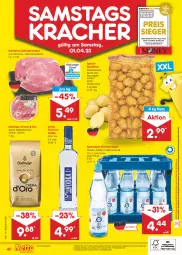 Gazetka promocyjna Netto Marken-Discount - Filial-Angebote - Gazetka - ważna od 01.04 do 01.04.2023 - strona 40 - produkty: Alwa, angebot, angebote, bestpreis, bohne, bohnen, braten, dallmayr, discount, eis, Holz, kaffee, kaffeebohnen, kartoffel, kartoffeln, kracher, marken-discount, mineralwasser, Mineralwasser Classic, natur, ndk, nuss, premium vodka, reis, rel, schinken, schinkenbraten, schwein, schweine, speisekartoffeln, Spreequell, Ti, vodka, wasser, wein, weine, ZTE