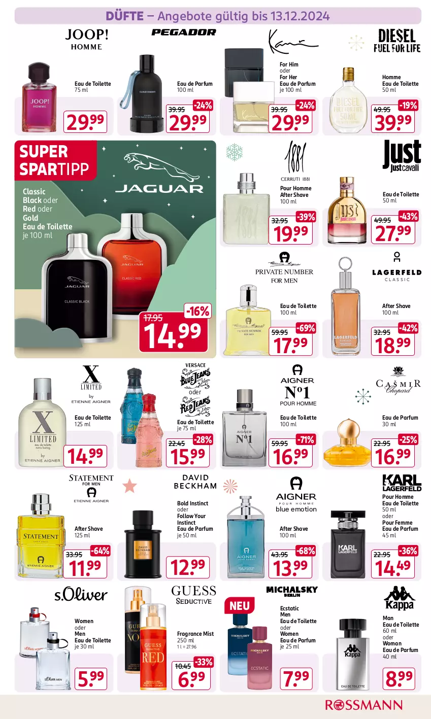 Aktueller Prospekt Rossmann - Prospekte - von 02.12 bis 06.12.2024 - strona 5 - produkty: after shave, angebot, angebote, Eau de parfum, eau de parfum 30 ml, eau de toilette, eau de toilette 100 ml, eau de toilette 50 ml, lack, parfum, spartipp, Ti, Yo