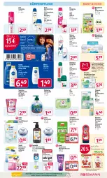 Gazetka promocyjna Rossmann - Prospekte - Gazetka - ważna od 06.12 do 06.12.2024 - strona 9 - produkty: aqua, babydream, Bad, balsam, beutel, bio, body, body lotion, body milk, Borotalco, bübchen, coupon, creme, deo, deo roll-on, deospray, deospray 150 ml, dove, dusche, duschgel, Erkältungs, feuchttücher, flüssigseife, Fusswohl, handcreme, isana, körperpflege, Lotion, magazin, Mullwindel, nivea, Nivea Men, oder deo roll-on, olive, palmolive, pampers, Q10, quetschbeutel, rexona, roll-on, sagrotan, salz, sana, scholl, Seife, shampoo, spülung, Ti, tücher, windeln