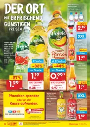 Gazetka promocyjna Netto Marken-Discount - Filial-Angebote - Gazetka - ważna od 15.04 do 15.04.2023 - strona 22 - produkty: almdudler, Alwa, bestpreis, cocktail, eis, flasche, frucht, fruchtsaft, fruchtsaftgetränk, getränk, gin, kräuter, leine, limo, limonade, mac, mineralwasser, mit frucht, natürliches mineralwasser, ndk, reis, saft, tee, Ti, valensina, vitrex, volvic, wasser, zucker