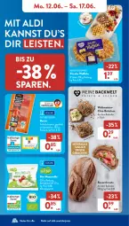 Gazetka promocyjna AldiSud - NÄCHSTE WOCHE - Gazetka - ważna od 17.06 do 17.06.2023 - strona 9 - produkty: aldi, auer, backofen, bacon, Bau, Bauer, bio, brötchen, chia, eis, Frühstücksspeck, geback, kuchen, Meister, mozzarella, Ofen, reis, rel, Speck, waffeln