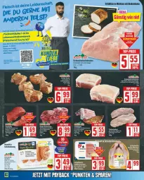 Gazetka promocyjna Edeka - Prospekte - Gazetka - ważna od 22.02 do 22.02.2025 - strona 8 - produkty: braten, eis, fleisch, Fleischerei, Käse, lachs, Lachsbraten, lebensmittel, pute, putenschnitzel, Schere, schnitzel, schwein, schweine, Schweinelachs, steak, steaks, wein, weine