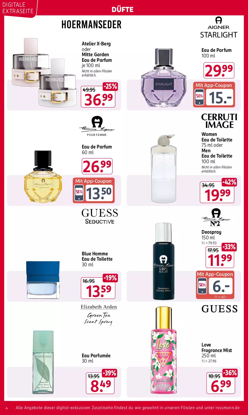 Aktueller Prospekt Rossmann - Prospekte - von 04.11 bis 08.11.2024 - strona 4 - produkty: angebot, angebote, coupon, deo, deospray, deospray 150 ml, Eau de parfum, eau de toilette, eau de toilette 100 ml, eau de toilette 30 ml, parfum, starlight