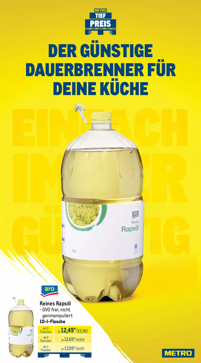 Aktueller Prospekt Metro - Wochen-Angebote Gastro - Seite 5 - von 05.01 bis 10.01.2026 - strona 13 - produkty: angebot, auer, beutel, champignon, champignons, dell, eimer, elle, flasche, geback, Kraut, krautsalat, küche, Küchen, mango, paprika, rapsöl, reifen, reines rapsöl, salat, Schal, Schale, schnitten, Ti, vita, würfel