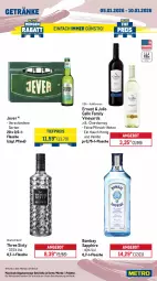 Gazetka promocyjna Metro - Wochen-Angebote Gastro - Seite 5 - Gazetka - ważna od 10.01 do 10.01.2026 - strona 16 - produkty: akku, angebot, Behälter, bombay sapphire, chardonnay, eis, elle, flasche, gallo, gallo family, getränk, getränke, honig, jever, Metro, metro gastro, Palette, papier, persil, pfirsich, reis, sapphire, spee, teller, Three Sixty, Ti, tiefpreis, toilettenpapier, Trockensauger, vanille, vollwaschmittel, waschmittel, zewa