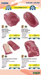 Gazetka promocyjna Metro - Wochen-Angebote Gastro - Seite 5 - Gazetka - ważna od 10.01 do 10.01.2026 - strona 4 - produkty: Abtei, angebot, angebote, aqua, beef, decke, Deckel, Dorade, dorade royal, eis, elle, entrecôte, filet, fisch, fischtheke, fleisch, forelle, frischfisch, garnelen, Kette, lachs, lachsfilet, leine, Metro, rel, rind, rinder, roastbeef, rwe, schnitten, steak, steakhüfte, Ti, Wild