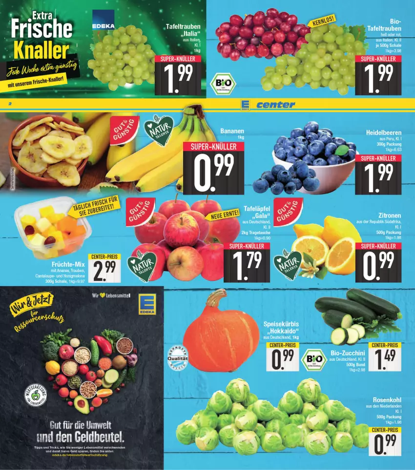 Aktueller Prospekt E Center - Angebote der Woche - von 19.09 bis 24.09.2022 - strona 2 - produkty: banane, bananen, Ti