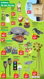 Gazetka promocyjna Thomas Philipps - Gazetka - ważna od 09.03 do 09.03.2024 - strona 4 - produkty: akku, arla, batterie, batterien, Bewegungssensor, Garten, Gartenfackel, Glaskugel, Holz, Kugel, lamm, Lampe, leds, Maus, solarlampe, Ti, Tiere, wasser, Yo