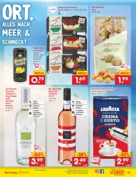 Gazetka promocyjna Netto Marken-Discount - Filial-Angebote - Gazetka - ważna od 22.07 do 22.07.2023 - strona 15 - produkty: angebot, bestpreis, chia, dell, dessert, eis, elle, fisch, fleisch, Italienisches Dessert, kaffee, lavazza, limo, limonade, nero, Pinot, pinot grigio, primitivo, reis, rosato, roséwein, salat, salate, Ti, vorspeise, wein, Weißwein, ZTE