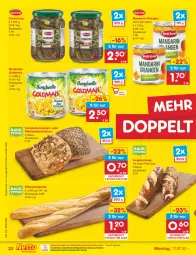 Gazetka promocyjna Netto Marken-Discount - Filial-Angebote - Gazetka - ważna od 22.07 do 22.07.2023 - strona 22 - produkty: angebot, backofen, baguette, bestpreis, blume, blumen, bonduelle, bonduelle goldmais, brötchen, eis, elle, Goldmais, Laugenstange, mais, mandarin-orangen, Meister, ndk, Ofen, orange, orangen, reis, salz, sonnenblume, sonnenblumen, Ti, zucker