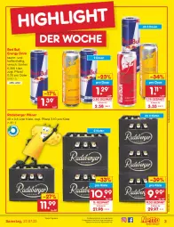 Gazetka promocyjna Netto Marken-Discount - Filial-Angebote - Gazetka - ważna od 22.07 do 22.07.2023 - strona 3 - produkty: angebot, Berger, bestpreis, drink, eis, energy drink, pils, pilsner, radeberger, radeberger pilsner, red bull, reis, Ti, ZTE