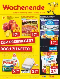 Gazetka promocyjna Netto Marken-Discount - Filial-Angebote - Gazetka - ważna od 22.07 do 22.07.2023 - strona 35 - produkty: angebot, bestpreis, bett, Betttuch, die ofenfrische, Dr. Oetker, eis, elinas, elinas joghurt, fleisch, jersey-spannbetttuch, joghur, joghurt, joghurt nach, Kinder, Kinder Schokobons, matratze, matratzen, Nektar, nektarinen, Ofen, persil, persil waschmittel, pizza, reis, Schal, Schale, schoko, spannbetttuch, Ti, tuc, waschmittel, ZTE