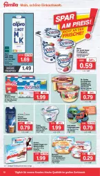 Gazetka promocyjna Famila - Prospekte - Gazetka - ważna od 24.09 do 24.09.2022 - strona 10 - produkty: actimel, actimel drink, alpro, auer, Bau, Bauer, Becher, butter, buttermilch, danone, danone actimel drink, dessert, Dr. Oetker, drink, ehrmann, eis, ferrero, frucht, früchte, fruchtgrütze, fruchtjoghurt, Grießpudding, grütze, hafer, joghur, joghurt, Kinder, kinder pingui, milch, Milchschnitte, mit frucht, pingui, pudding, reis, sahne, sahne joghurt, soya, Ti, vanille, ZTE