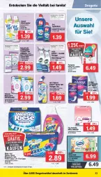 Gazetka promocyjna Famila - Prospekte - Gazetka - ważna od 24.09 do 24.09.2022 - strona 23 - produkty: Alwa, Always, auer, baby-dry, Bad, binden, bio, biozidprodukte, camelia, Cap, decke, eis, febreze, flasche, kraft, megaperls, natur, pampers, Pants, papier, pril, Rauch, reiniger, reiniger gel, reis, rwe, slip, slipeinlagen, spee, spülmittel, Ti, vernel, wc frisch, WC Frisch Kraft Aktiv, weichspüler, zewa, ZTE