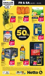 Gazetka promocyjna Netto - Woche 21 - Gazetka - ważna od 25.05 do 25.05.2024 - strona 28 - produkty: alle artikel ohne dekoration, ananas, angebot, Berger, bier, butter, coupon, dekoration, dreistern, eis, elle, Hähnchensteak, hähnchensteaks, heinrichsthaler, irische butter, Käse, Königsberger Klopse, mit paprika, nestlé, paprika, pfeffer, pils, pilsener, reis, steak, steaks, Stier, Ti