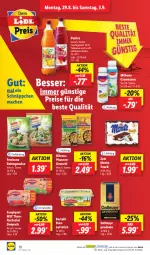 Gazetka promocyjna Lidl - Aktionsprospekt - Gazetka - ważna od 03.09 do 03.09.2022 - strona 10 - produkty: aufstrich, bertolli, Bona, brot, dallmayr, dallmayr prodomo, eis, elle, fisch, frucht, fruchtsaft, gnocchi, hilcona, mac, Milbona, monte, ndk, pfanne, pfannen, prodomo, punica, Rahmgemüse, reis, saft, salat, saupiquet, Schal, Schale, schnäppchen, snack, teller, Ti, zott, Zott Monte