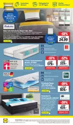 Gazetka promocyjna Lidl - Aktionsprospekt - Gazetka - ważna od 03.09 do 03.09.2022 - strona 56 - produkty: angebot, angebote, auer, Bad, Bau, baumwolle, bett, bettwäsche, decke, eis, elle, Ergee, federkern, federkernmatratze, kernmatratze, kissen, Kissenbezug, Liege, mab, mako-satin bettwäsche, matratze, mint, ndk, polsterbett, reis, rel, ring, Schal, Schale, schauma, senf, spannbettlaken, Tasche, taschen, taschenfederkernmatratze, telefon, Ti, topper, Trockner, uhr, wolle