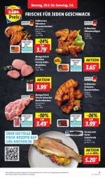 Gazetka promocyjna Lidl - Aktionsprospekt - Gazetka - ważna od 03.09 do 03.09.2022 - strona 9 - produkty: angebot, Bau, bauchscheiben, eis, elle, fisch, fische, Fischer, forelle, gewürz, grill, hähnchenflügel, Kalbsmedaillons, kotelett, lachs, mac, medaillons, Meister, minutenschnitzel, nackenkoteletts, reis, rel, rezept, rezepte, schnitzel, schwein, schweine, Schweinebauch, schweinebauchscheiben, schweinenacken, Ti, wein, weine, ZTE