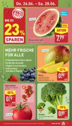Gazetka promocyjna Aldi Nord - Von Montag - Gazetka - ważna od 28.06 do 28.06.2025 - strona 3 - produkty: bio, brokkoli, eis, mango, melone, reis, rispentomaten, Ti, tomate, tomaten, wasser, wassermelone, ZTE