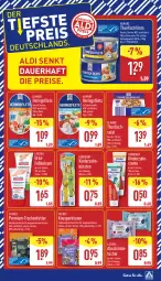 Gazetka promocyjna Aldi Nord - Von Montag - Gazetka - ważna od 28.06 do 28.06.2025 - strona 5 - produkty: aldi, alleinfuttermittel, almare, auer, balsam, beutel, bürste, bürsten, creme, eis, filet, filets, fisch, hering, Herings, heringsfilets, Kinder, kissen, reis, ring, salat, Soße, thunfisch, Thunfischsalat, Ti, tomate, tomaten, trockenfutter, tücher, zahnbürste, zahnbürsten, zahncreme