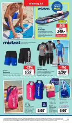 Gazetka promocyjna Lidl - Aktionsprospekt - Gazetka - ważna od 08.06 do 08.06.2024 - strona 17 - produkty: akku, angebot, Bad, badeshorts, coupon, eis, hose, Kajak, kühlakku, kühltasche, lebensmittel, Persona, reis, roll-on, rucksack, sac, schultergurt, shorts, shorty, Tasche, Ti, wasser, ZTE