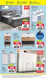 Gazetka promocyjna Lidl - Aktionsprospekt - Gazetka - ważna od 08.06 do 08.06.2024 - strona 37 - produkty: auer, aufbewahrungsbox, Bau, baumwolle, bett, bettwäsche, bree, dell, drehtürenschrank, eimer, eis, elle, erde, federkern, kommode, korb, Liege, Mode, Rauch, reis, Ria, ring, Schrank, schubladen, Tasche, taschen, Ti, türenschrank, wolle